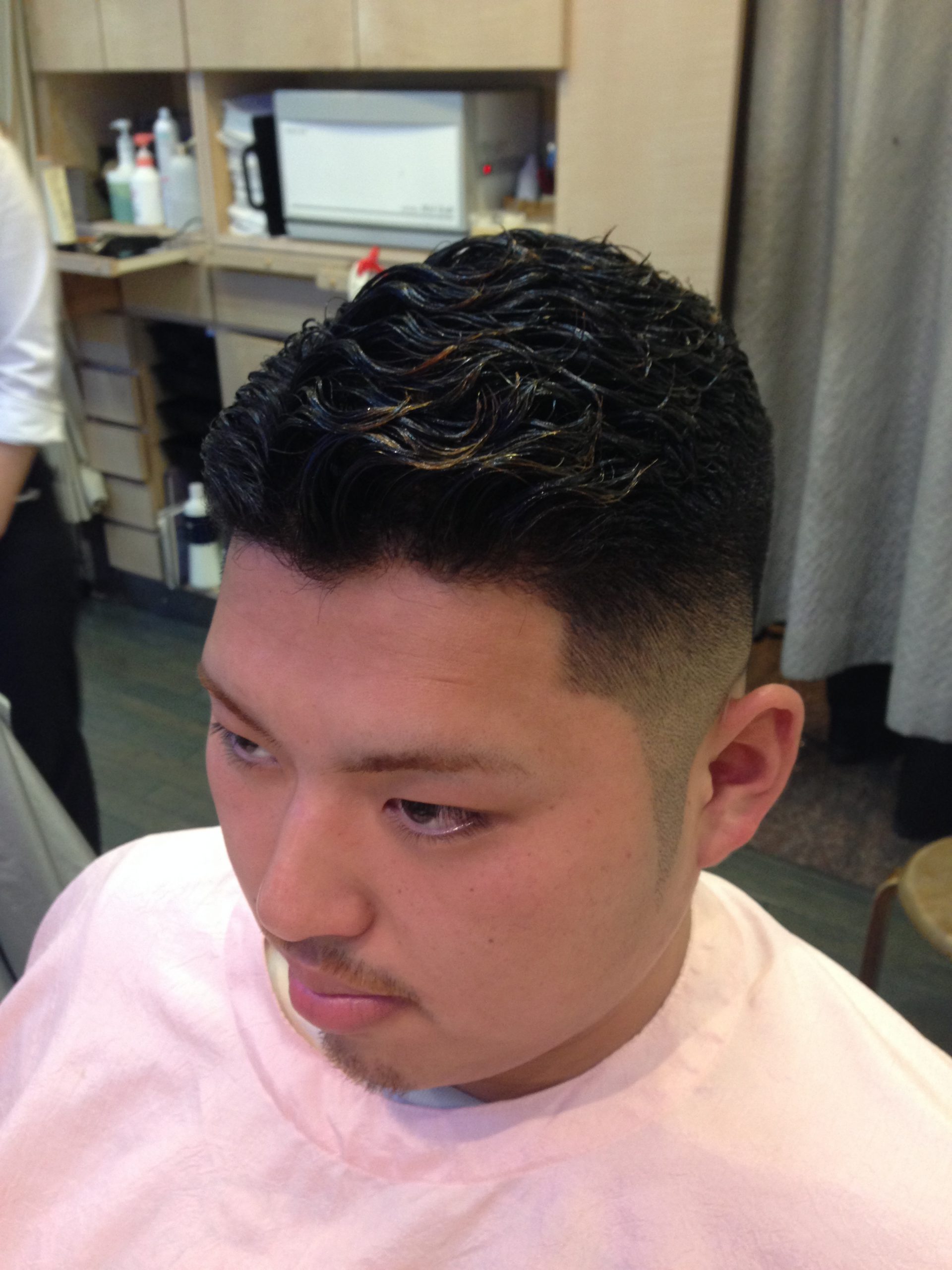 シチサン　ウェーブパーマ