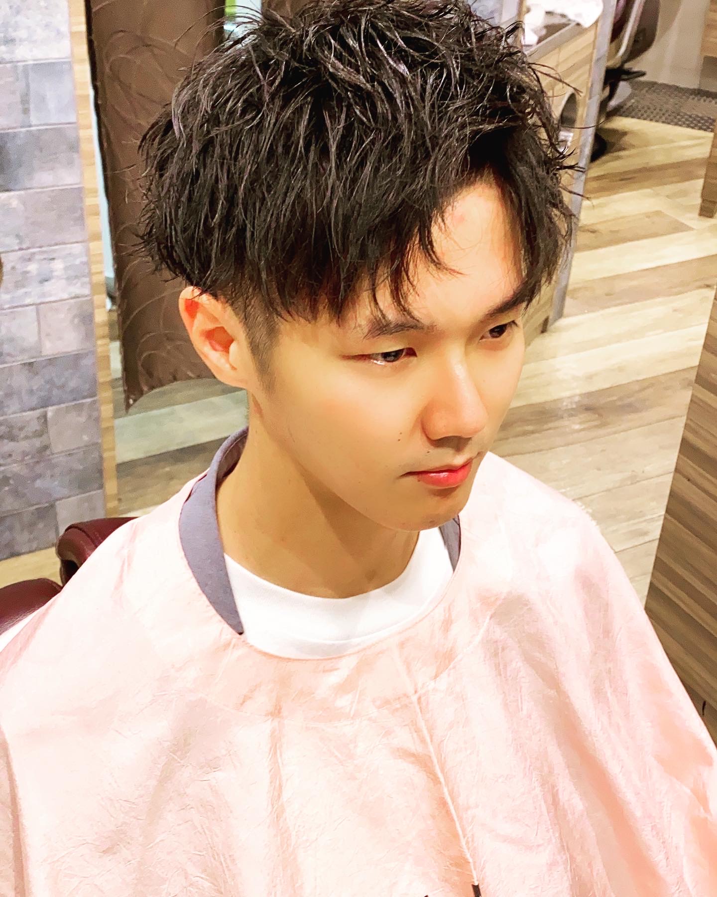 ツーブロソフトツイストパーマ