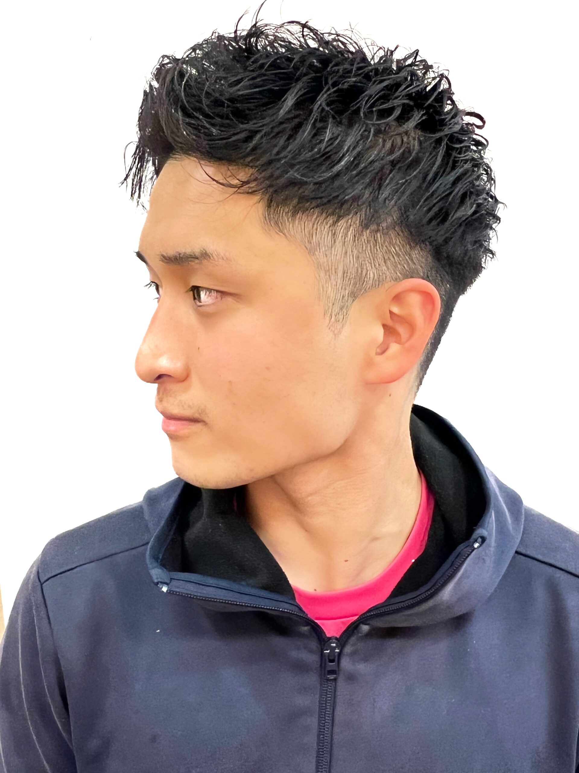 ツーブロック/アイロンパーマ/アップバング/マッシュ/相島弘要