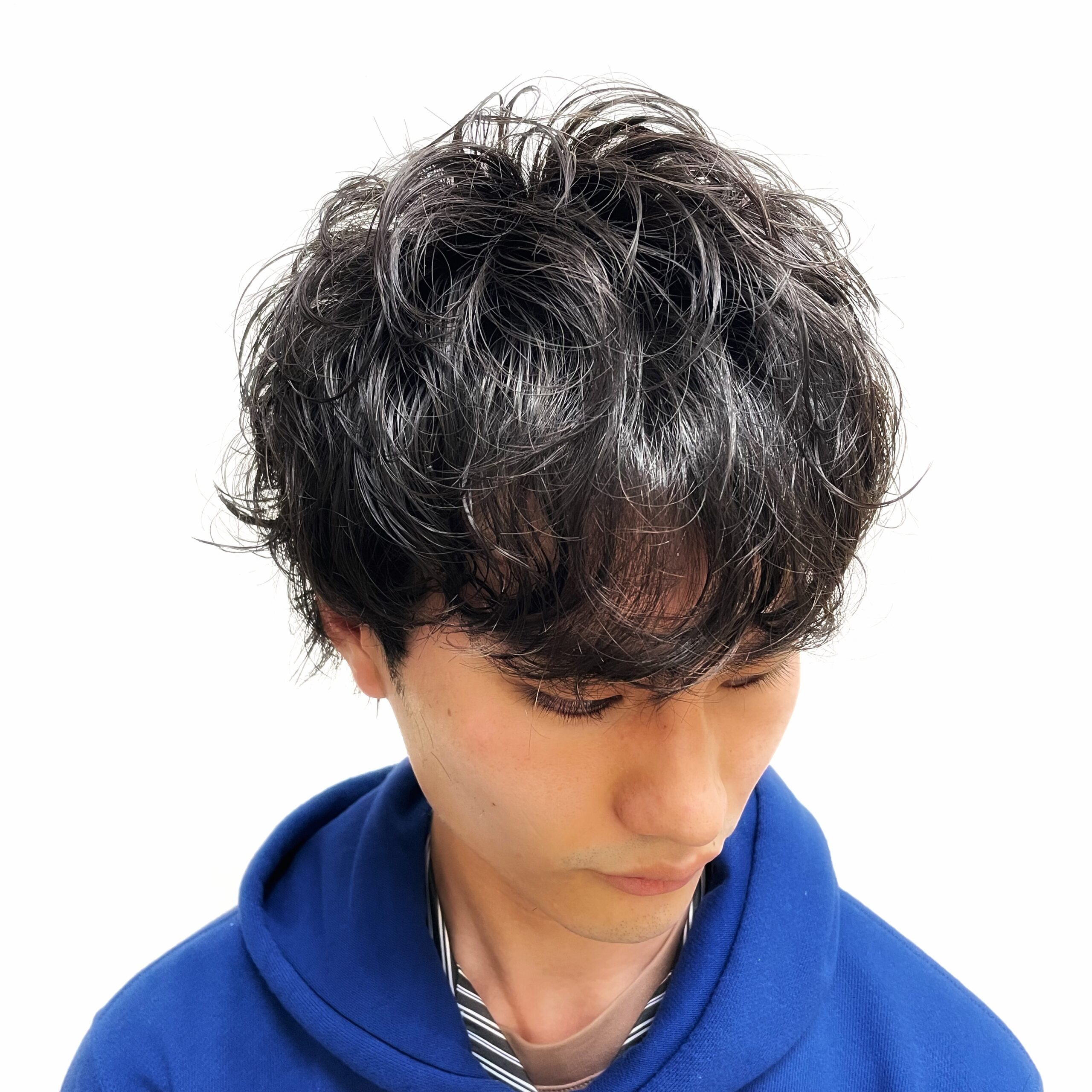 無造作グランジくせ毛風空気感スパイラルパーマカジュアル