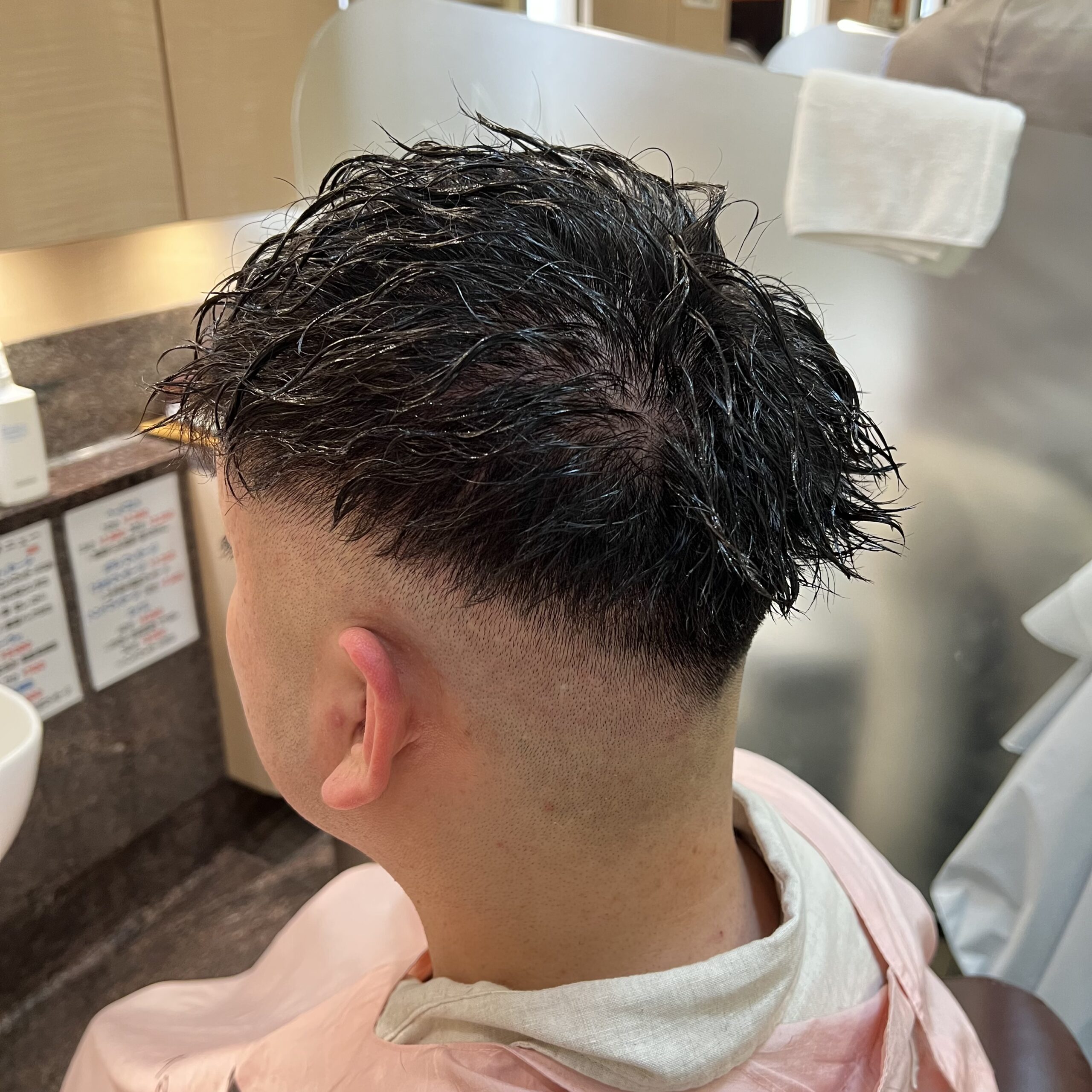 スパイラルパーマ　相島