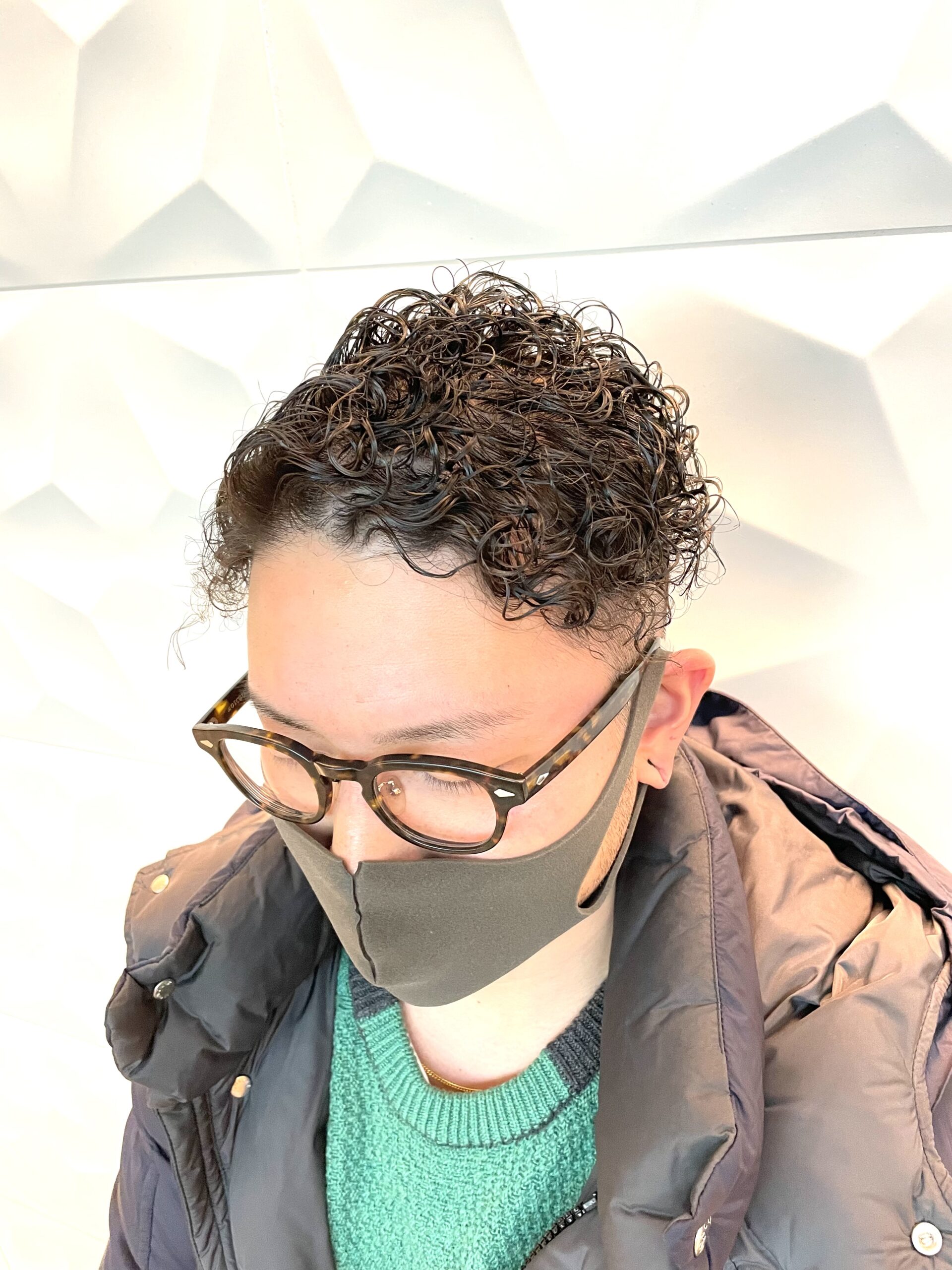 10代20代グリグリグランジパーマツーブロック