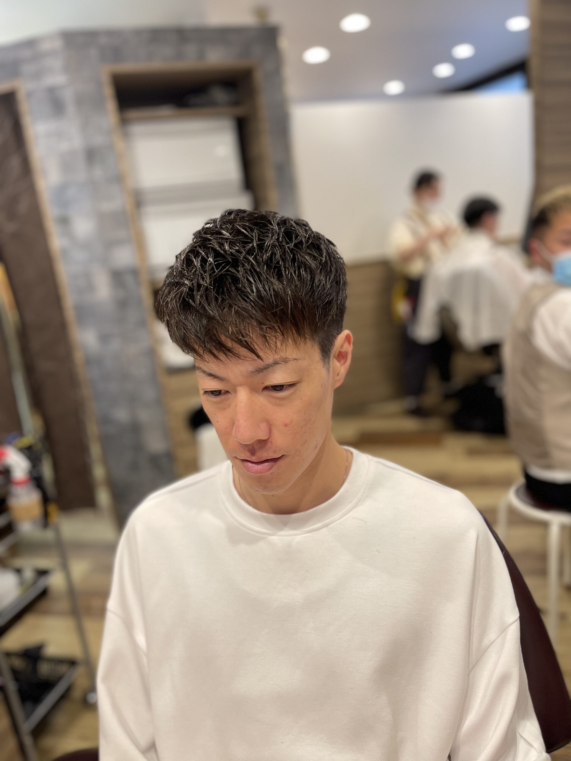 ナチュラルアイロンパーマ