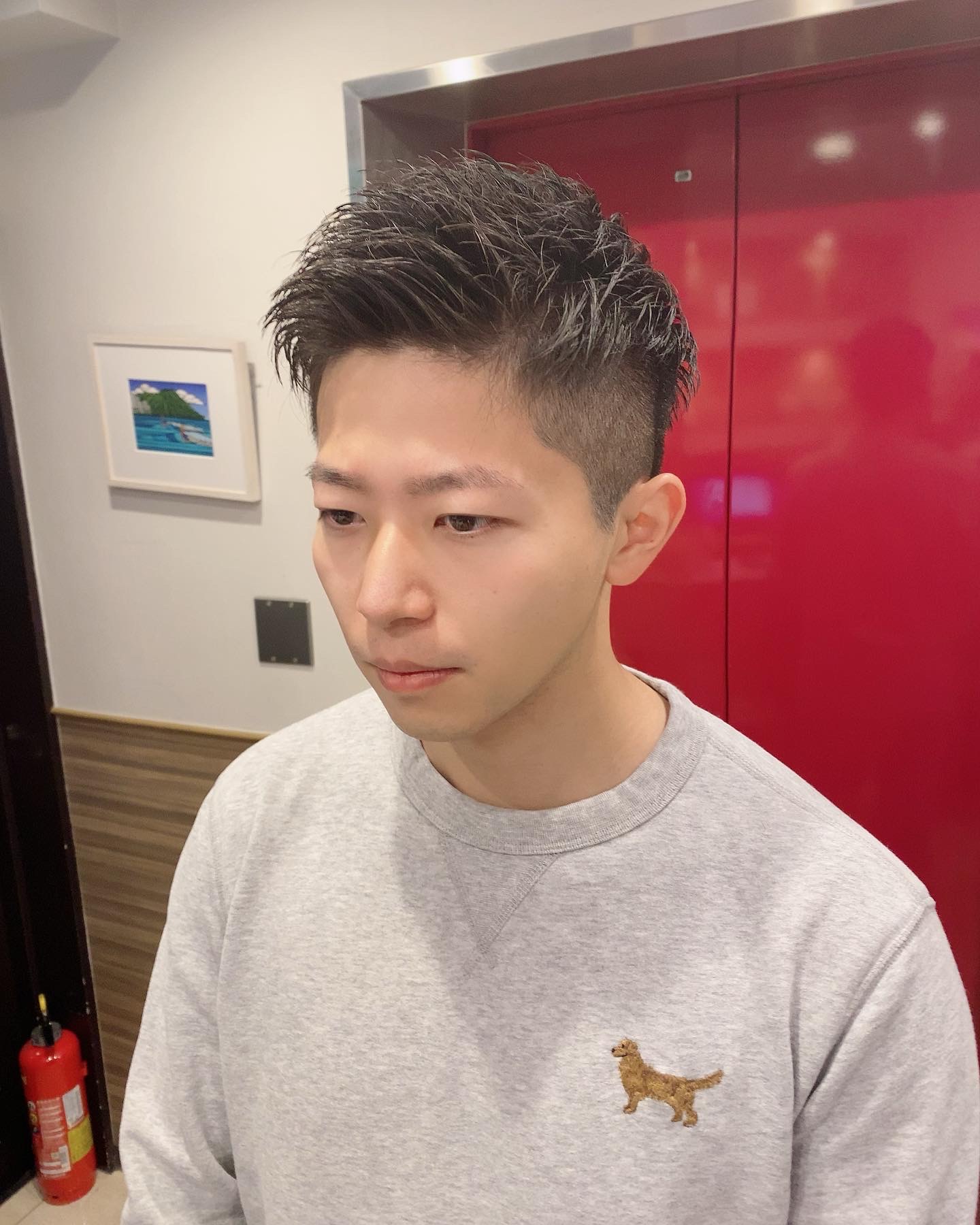 ツーブロナチュラルパーマ