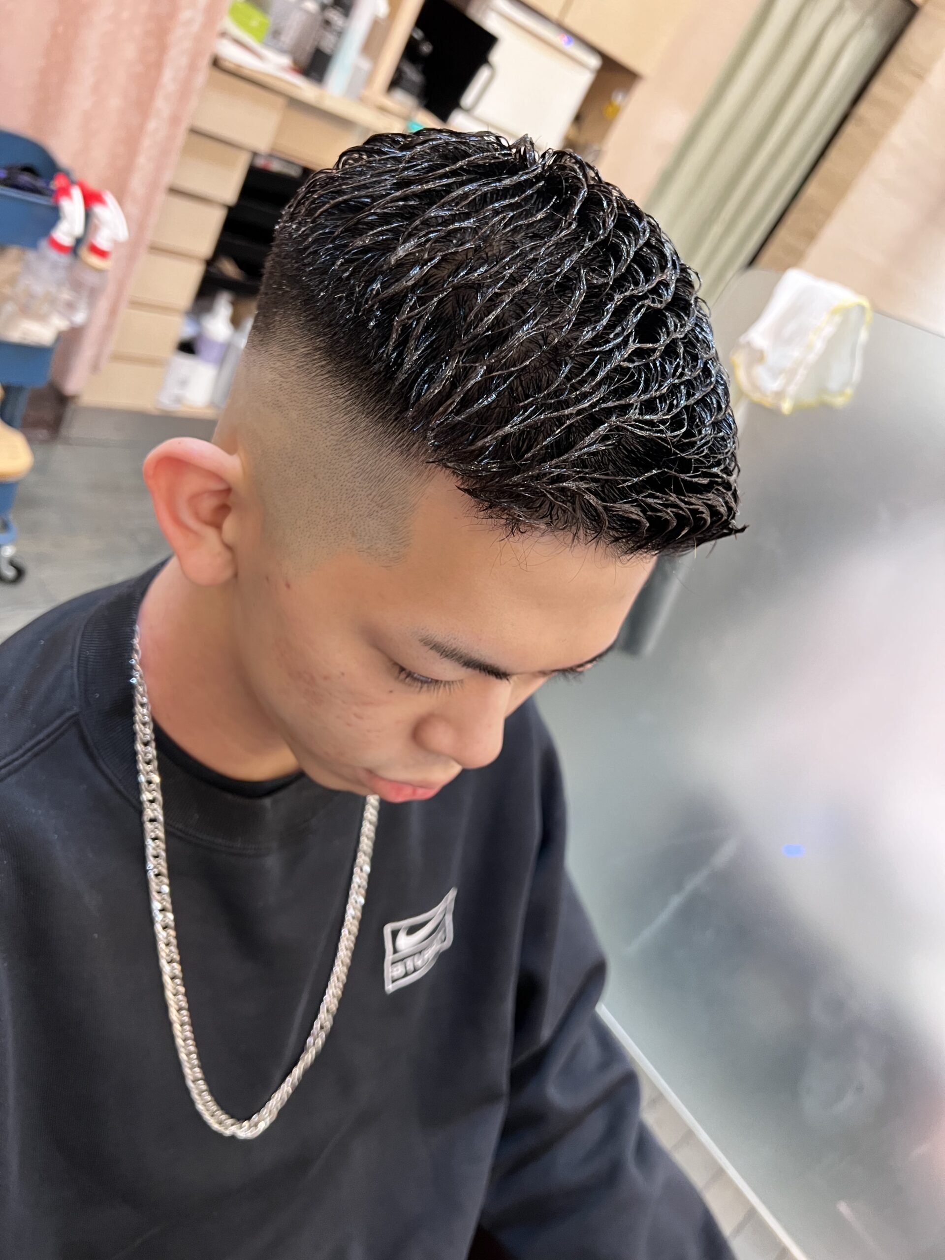 スキンフェード　パーマ/相島