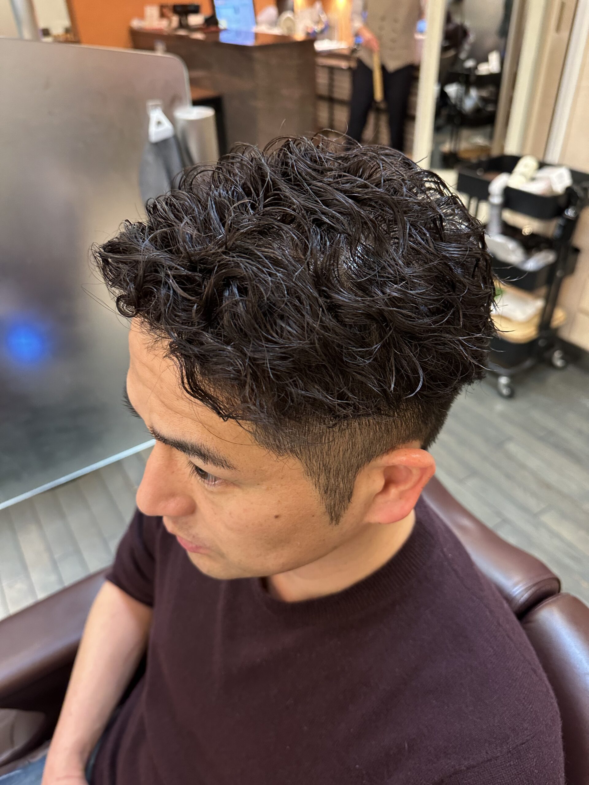 20代30代ソフトツイスパツーブロックショート