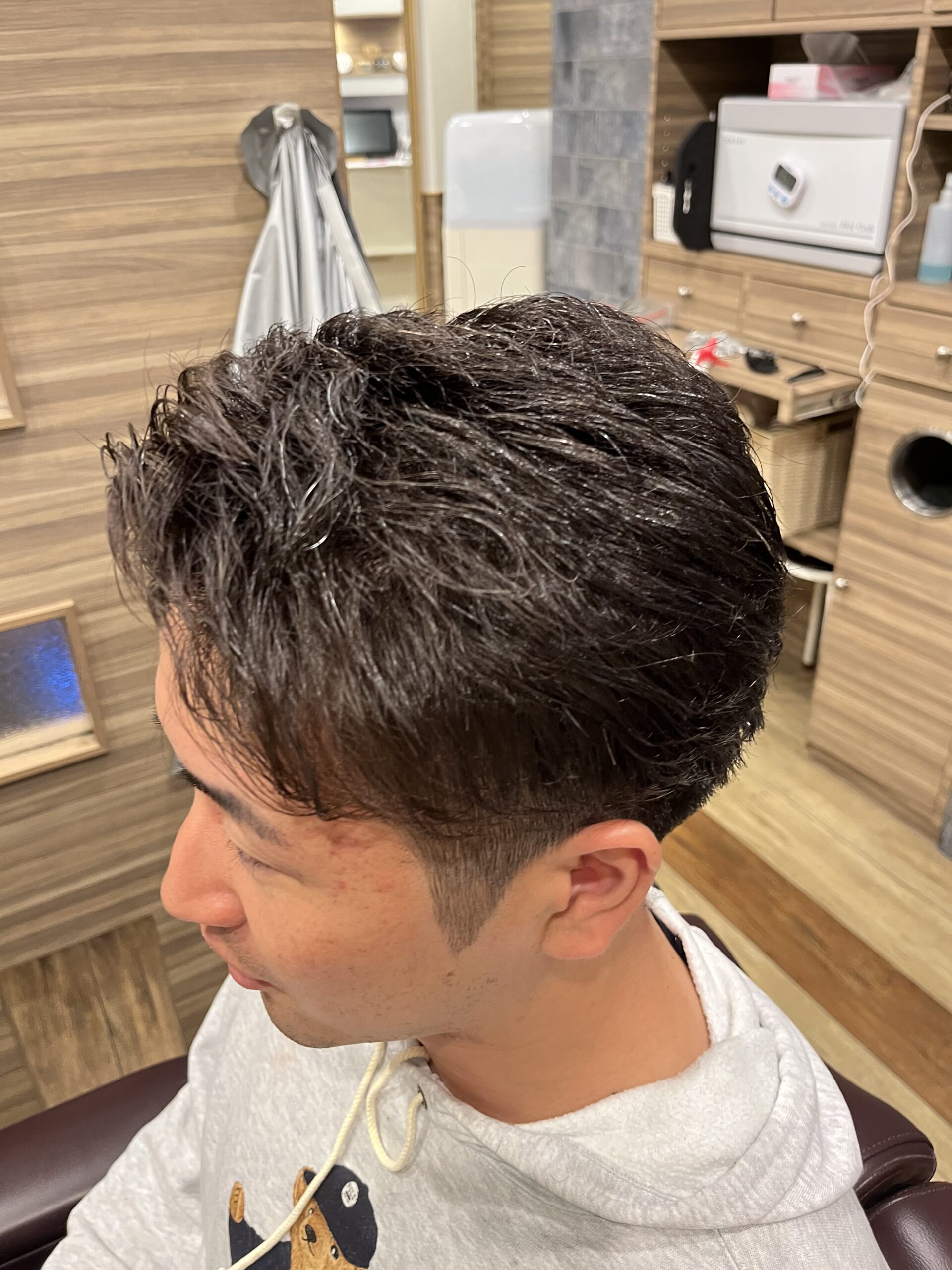 爽やかツーブロックスタイル