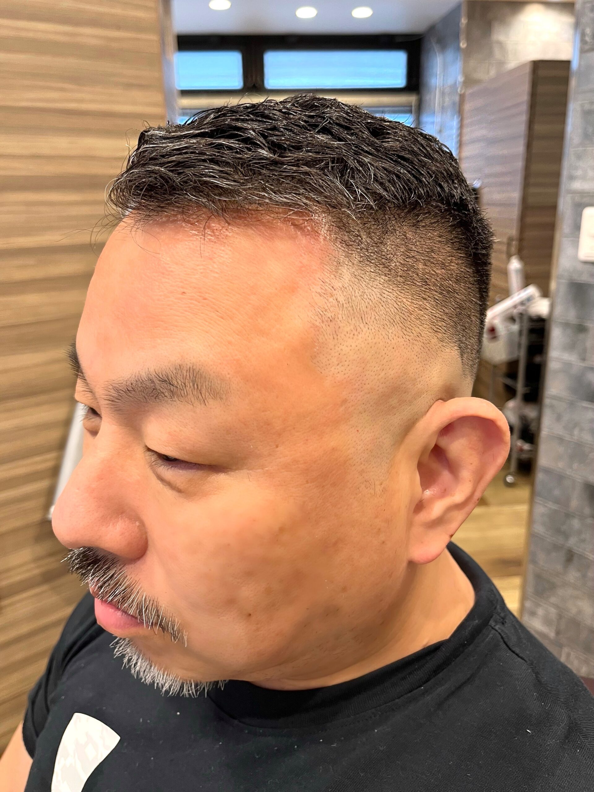 横流しスキンフェード