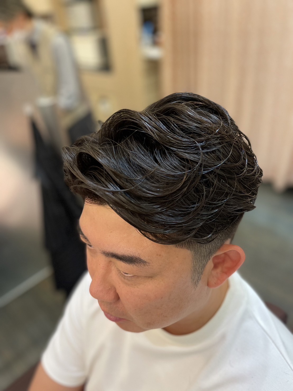 ツーブロニュアンスパーマ