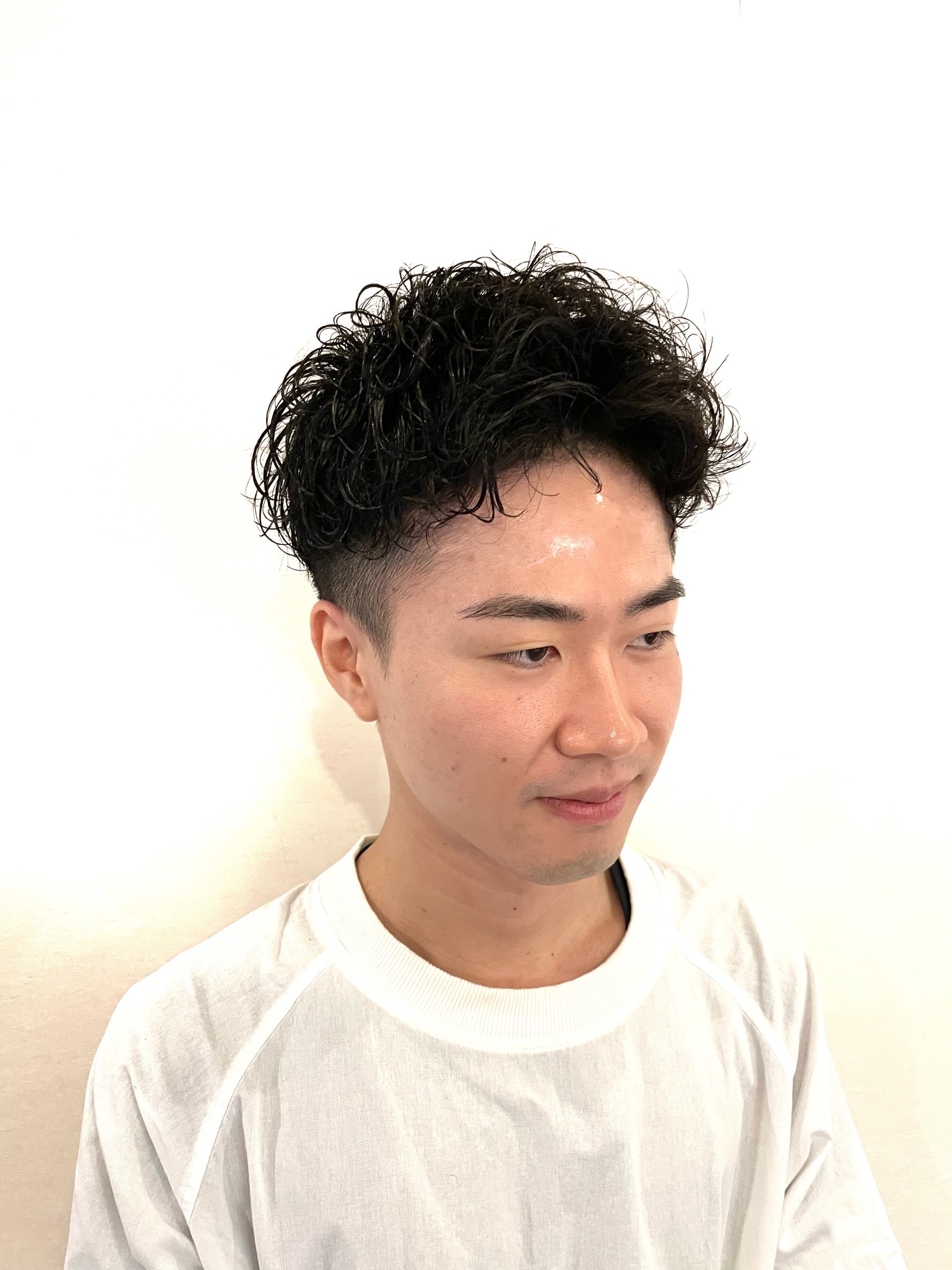 癖毛風セット時短パーマ