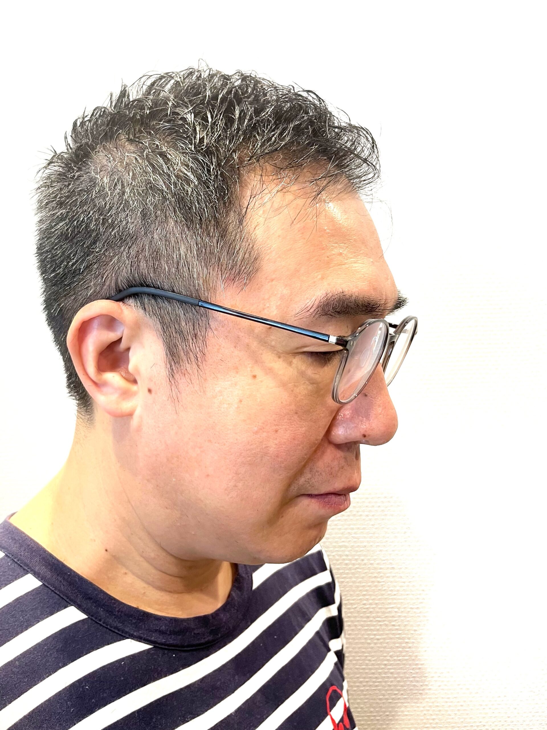 40・50代◎ナチュラル刈り上げソフトモヒカンビジネススタイル