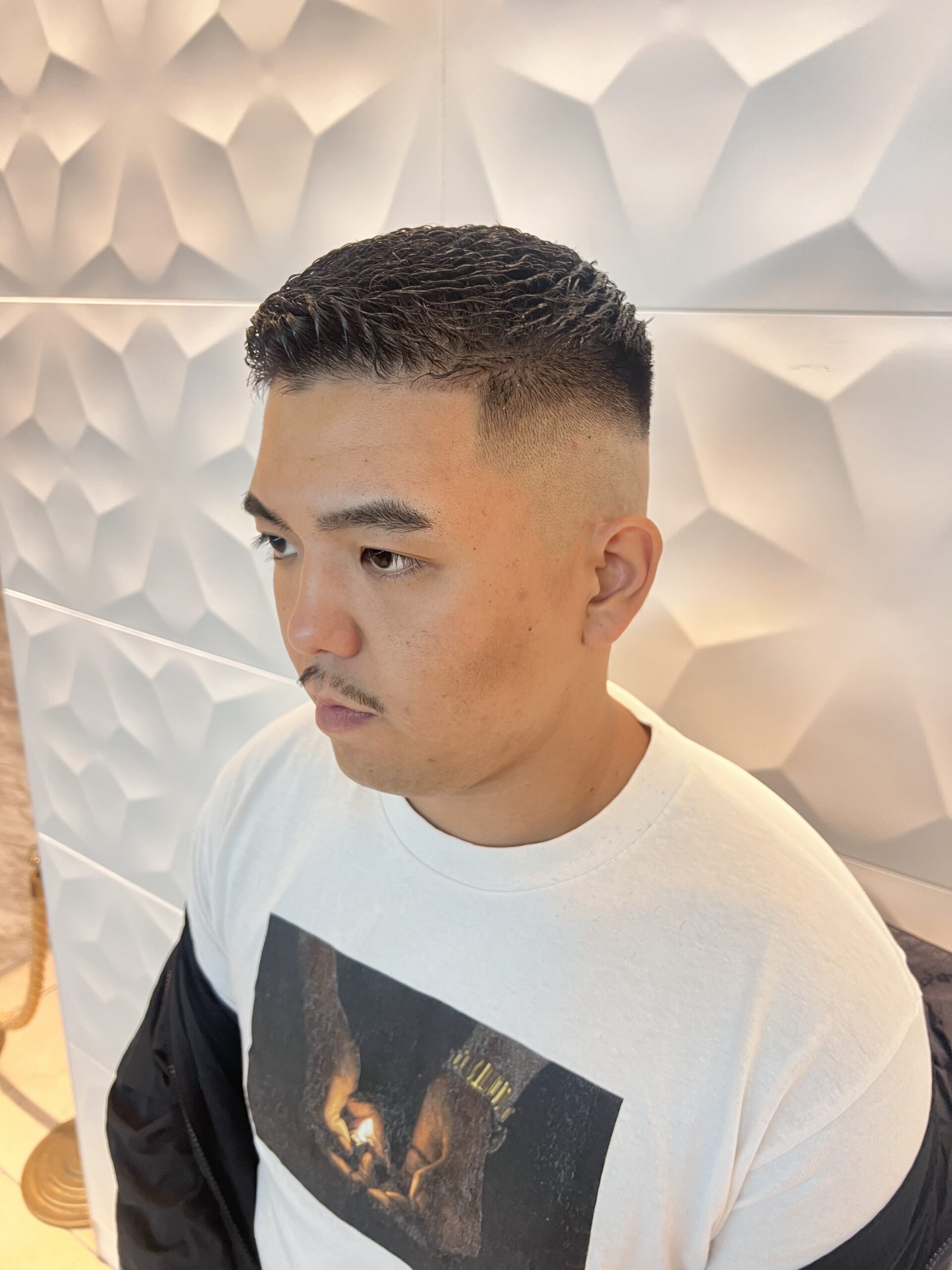 スキンフェード　濡れパン