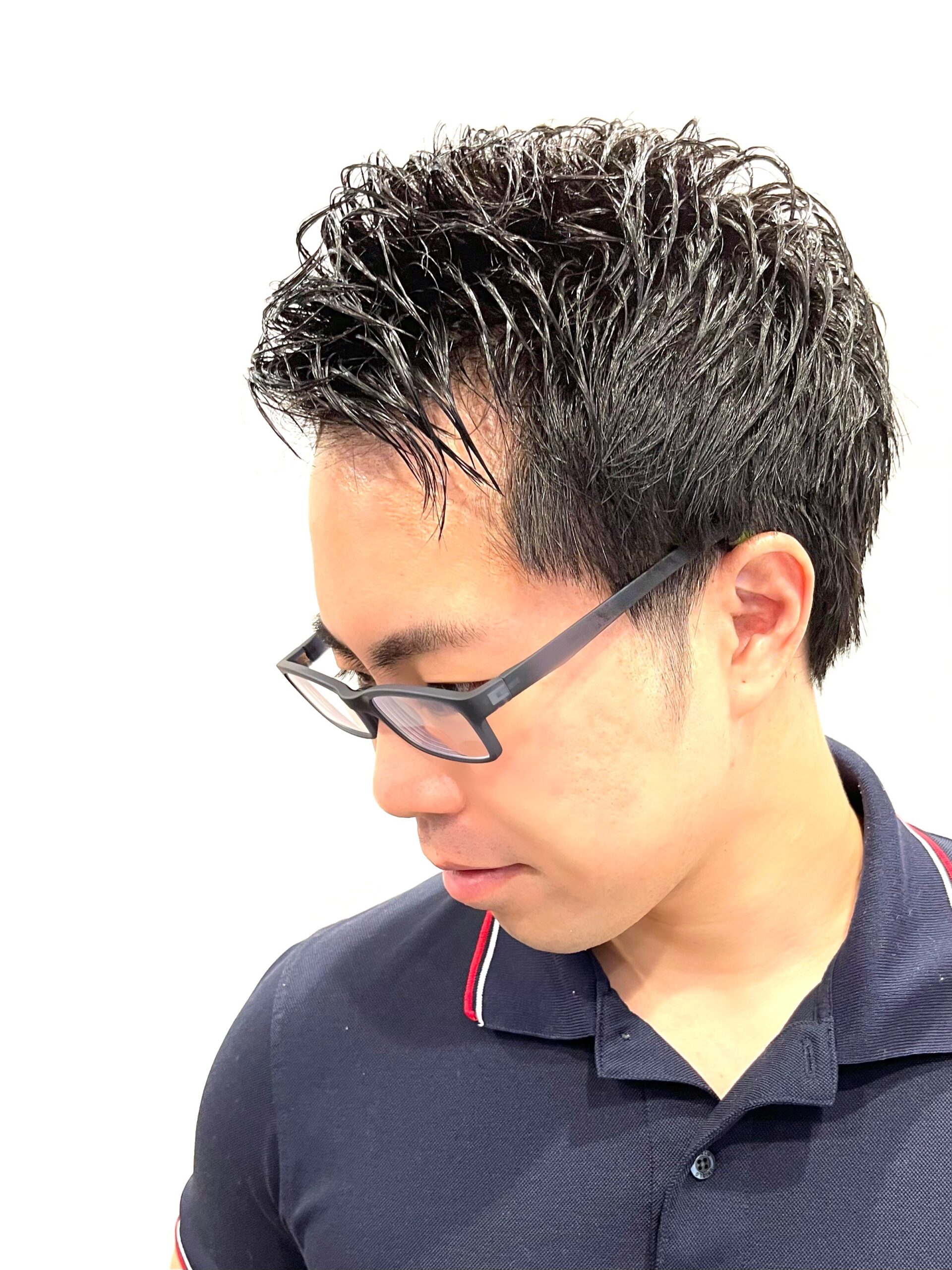 ナチュラルパートさわやかパーマ癖毛風〜